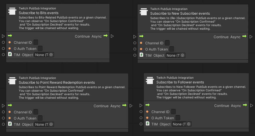 Visual Scripting Adapter | Twitch PubSub & Chat Integration for Unity